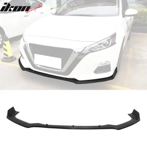 Fits 19-22 Nissan Altima IK Style Front Bumper Lip Spoiler Unpainted PU 3PCS - Image 6
