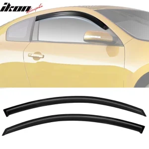 Fits 08-13 Nissan Altima D32 2Dr Tape-On Window Visors Sun Rain Deflectors 2PCS - Image 6