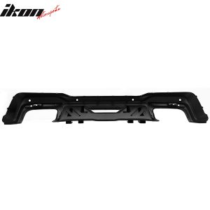 Fits 24-26 Mustang 7th Gen S650 Competition PP Rear Bumper Diffuser Gloss Black - Image 3
