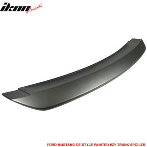 Fits 05-09 Ford Mustang OE Style Rear Trunk Spoiler Wing Lip Painted #ZY Silver - Image 4