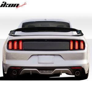 Fits 15-23 Ford Mustang GT350R Style Carbon Fiber Rear Trunk Spoiler Wing Lid - Image 3