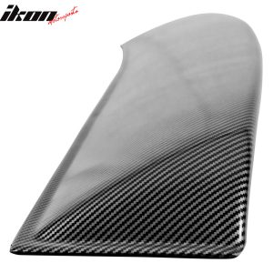 Fits 05-14 Ford Mustang Coupe Rear Window Roof Spoiler Visor Carbon Fiber Print - Image 4
