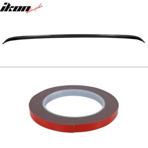 Fits 05-14 Ford Mustang Coupe Rear Window Roof Spoiler Visor Carbon Fiber Print - Image 5