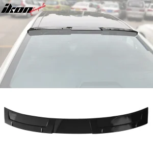 For 19-25 Nissan Altima IKON Rear Window Roof Spoiler Visor Wing Gloss Black ABS - Image 6