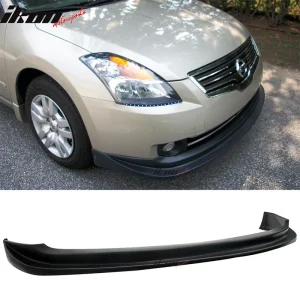 Fits 07-09 Nissan Altima Sedan JDM Sport Front Bumper Lip Spoiler Unpainted PU - Image 6