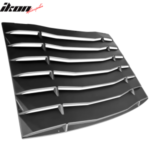 Fits 05-14 Ford Mustang IKON Style Unpainted Rear Window Louver Windshield ABS - Image 5