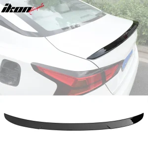 Fits 19-25 Nissan Altima 4DR IKON Style Rear Trunk Spoiler Wing ABS Gloss Black - Image 6