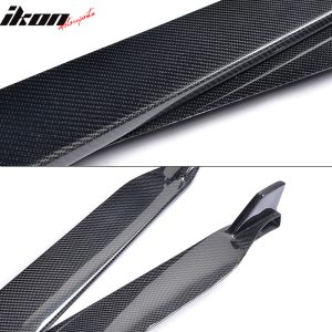 Fits 15-23 Ford Mustang S550 Coupe JC Style Side Skirts Carbon Fiber - Image 3