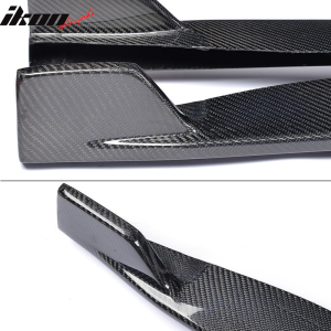Fits 15-23 Ford Mustang S550 Coupe JC Style Side Skirts Carbon Fiber - Image 4