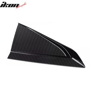 Fits 24-26 Ford Mustang Coupe V Style Side Window Louvers ABS Carbon Fiber Print - Image 5