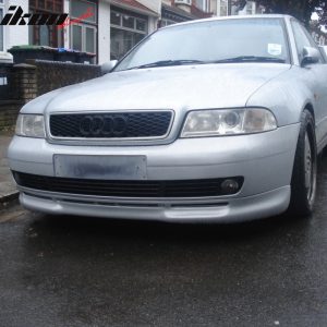 Fits 96-01 Audi A4 B5 Type L Style Front Bumper Lip Spoiler Unpainted PU - Image 2
