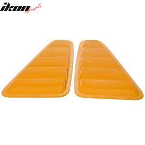 Fits 05-09 Ford Mustang OE Style Quarter Window Louver U3 Orange - Image 3
