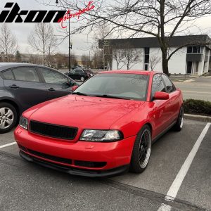 Fits 96-01 Audi A4 B5 Type L Style Front Bumper Lip Spoiler Unpainted PU - Image 4