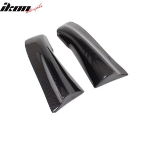 Fits 13-16 Audi A4 B9 R Style 2PCS Rear Bumper Side Aprons Matte Carbon Fiber - Image 5