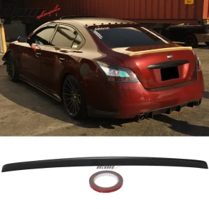 Fits 09-15 Nissan Maxima A35 ST Style Rear Trunk Lid Spoiler Wing Lip Unpainted - Image 6
