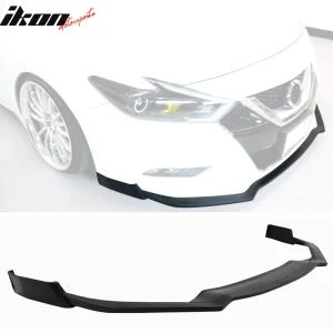 Fits 16-18 Nissan Maxima Front Bumper Lip Spoiler Splitter Unpainted PU Bodykit - Image 6