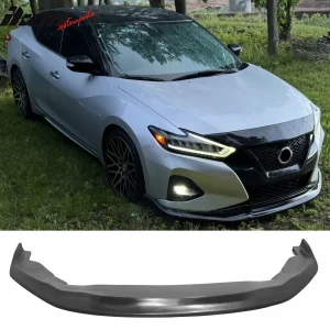 For 19-23 Nissan Maxima Unpainted Front Bumper Lip Spoiler Splitter PU - Image 6