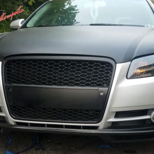 For 06-08 Audi A4 B7 (None S-Line) A Style Front Bumper Lip Spoiler Unpainted PU - Image 4