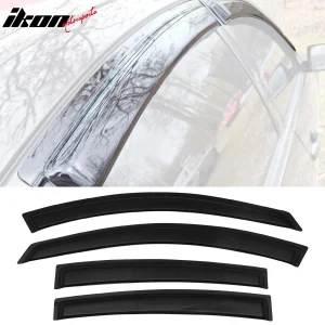 Fits 04-08 Nissan Maxima Window Visors Vent Rain Windshield Guard Acrylic 4PCS - Image 6