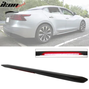 Fits 16-23 Nissan Maxima 8th A36 OE Style Trunk Spoiler W/LED Brake Unpainted - Image 6