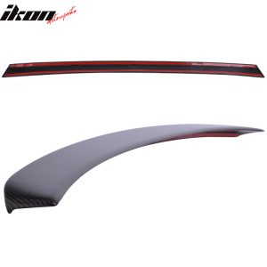Fits 02-05 Audi A4 B6 Sedan 4-Door Rear Trunk Spoiler Wing Lip Carbon Fiber CF - Image 4