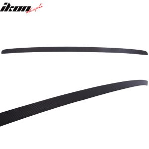 Fits 02-05 Audi A4 B6 Sedan 4-Door Rear Trunk Spoiler Wing Lip Carbon Fiber CF - Image 5