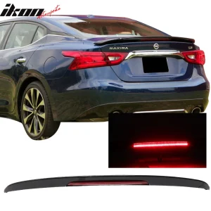 Fits 16-23 Nissan Maxima A36 OE2 Style Trunk Spoiler Painted #KH3 Black Obsidian - Image 6