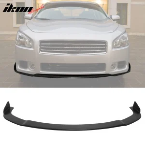For 09-15 Nissan Maxima Front Bumper Lip Spoiler Splitter Unpainted PU 3PC - Image 6