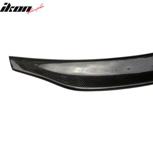 Fits 17-25 Audi A4 S4 B9 CA Carbon Fiber Rear Trunk Spoiler Wing - Image 4
