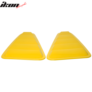 Fits 05-09 Ford Mustang V6 OE Style Side Quarter Window Louver Painted D6 Yellow - Image 4