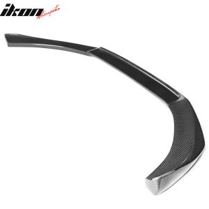Fits 09-12 Audi A4 B8 Sedan STK Style Front Bumper Lip Spoiler Carbon Fiber CF - Image 3