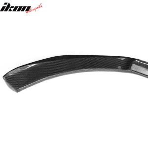Fits 09-12 Audi A4 B8 Sedan STK Style Front Bumper Lip Spoiler Carbon Fiber CF - Image 5