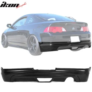 Fits 02-04 Acura RSX Mugen Style PU Rear Lower Bumper Lip Diffuser Spoiler Kit - Image 6