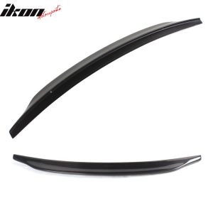Fits 09-16 Audi A4 B8 Sedan Caractere Style Trunk Spoiler Lip Matte Carbon Fiber - Image 5