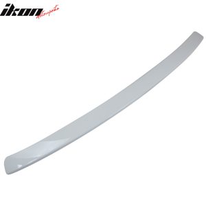 Fits 09-14 Audi A4 B8 Sedan ABT Style Rear Roof Spoiler Painted #LY9C Ibis White - Image 3