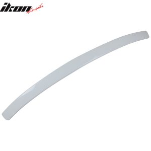 Fits 09-14 Audi A4 B8 Sedan ABT Style Rear Roof Spoiler Painted #LY9C Ibis White - Image 4