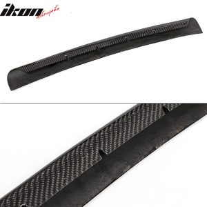 Fits 09-12 Audi A4 B8 Sedan O Style Front Bumper Lip Spoiler Matte Carbon Fiber - Image 4