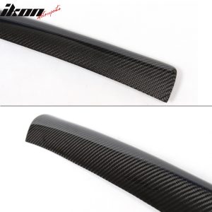 Fits 09-12 Audi A4 B8 Sedan O Style Front Bumper Lip Spoiler Matte Carbon Fiber - Image 5