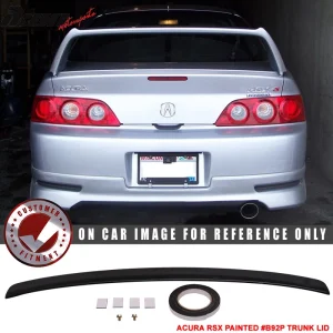 Fits 02-06 Acura RSX Aspec Style Rear Trunk Spoiler Wing Lip Painted #B92P Black - Image 6