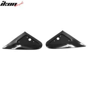 Fits 02-06 Acura RSX DC-5 Black Side Mirror Base Replacement Pair - Image 6