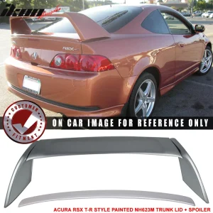 Fits 02-06 Acura RSX DC5 TR & Aspec Style 4PCS Trunk Spoiler Lip Painted #NH623M - Image 6
