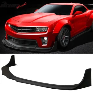 Fits 10-15 Chevrolet Camaro ZL1 MB Style Front Bumper Lip Spoiler Unpainted PP - Image 6