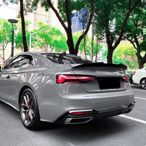 For AUDI A5 S5 RS5 B9 B9.5 2DR 2017-2024 Gloss Black DUCKBILL Trunk Wing Spoiler - Image 5