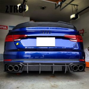 Carbon Fiber Trunk Wing Spoiler For AUDI A4 S4 B9 B9.5 sedan 2017-2024 - Image 3