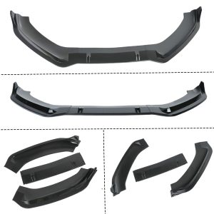 For 2009-2016 AUDI A4 B8 B8.5 S4 A4 S-Line Front Bumper Lip Splitter Gloss Black - Image 3