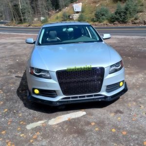 For 2009-2016 AUDI A4 B8 B8.5 S4 A4 S-Line Front Bumper Lip Splitter Gloss Black - Image 5