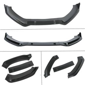 Glossy Black Front Chin Lip Splitter For AUDI A4 B8 B8.5 S4 A4 S-Line 2009-2016 - Image 3