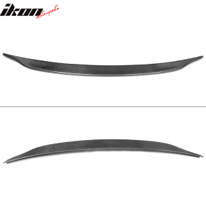 Fits 09-16 Audi A4 B8 Sedan Caractere Style Carbon Fiber Rear Trunk Spoiler Wing - Image 3