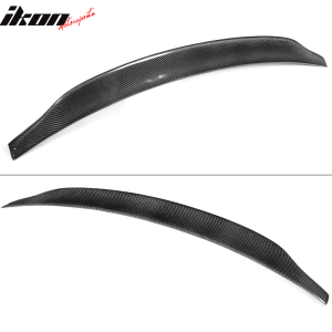 Fits 09-16 Audi A4 B8 Sedan Caractere Style Carbon Fiber Rear Trunk Spoiler Wing - Image 4