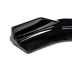 Gloss Black Front Spoiler Lip For Audi A4 B9 S4 Sedan 2017 2018-2019 - Image 4